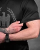 Чоловіча футболка Black Oblivion з принтом орел Black S - зображення 8