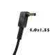 Блок питания для ноутбука Asus 19V 2.37A (4.0*1.35 прямоугольный штекер) с индикатором Black - изображение 3