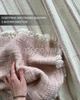 Муслінове покривало ковдра бавовняне двостороннє в полоску пудрового кольору 230х250 см Moss Home (MUS001) - зображення 2