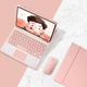 Чехол с клавиатурой и мышкой FegishCase iPad 11 (A16) 2025 Pink - изображение 4