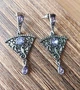 Женские сережки Подвески Готика jewelry Серебристые - изображение 6
