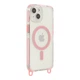 Чехол TPU+PC LanyardCase with MagSafe для iPhone 13 / 14 pink - изображение 2