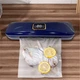 Вакуумный упаковщик еды Lesko AL-8003 Dark Blue вакууматор для упаковки еды и продуктов дома синий - изображение 4