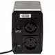 Джерело безперебійного живлення LogicPower LPM-525VA-P, Lin.int., AVR, 2 x евро, пластик (LP3170) - зображення 3