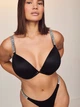 Бюстгальтер Victoria's Secret Very Sexy Logo Shine Strap Push-Up Bra 34B Чорний (27149504) - изображение 3