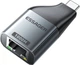 Адаптер Essager Type-C to RJ-45 1000 Mbit сірий для ноутбука та телефону, перехідник Тайп-С на мережевий кабель Ethernet LAN (EZJRJK-MJ0G-P) - зображення 1