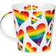 Чашка Dunoon Cair Rainbow Hearts 480 мл (CA-RAIH-XX) - зображення 3