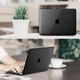Чохол Crystal HardShell для Macbook Pro 13.3 M1/M2/Intel Чорний - зображення 7