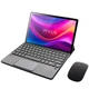 Клавиатура-подставка беспроводная Smart Keyboard + Мышка для Pixus Combo Ukr+Eng Black - изображение 1