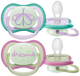 Smoczek ortodontyczny Philips AVENT Ultra Air Nighttime 0-6m 2 szt SCF376/19 (8720689016162) - obraz 2
