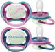 Smoczek ortodontyczny Philips AVENT Ultra Air Nighttime 6-18m 2 szt. SCF376/14 (8720689016643) - obraz 2