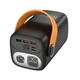 УМБ Powerbank Hoco DB160 Astrum 60000mAh PD 100W+22.5W 222Wh + два ліхтарі чорний - зображення 1