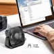 Маленький настольный USB вентилятор поворотный TOPK K52 черный (GS-141786) - изображение 7
