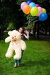 М'яка іграшка Ведмедик Ветлі. Красива плюшева іграшка 70 см, колір персиковий - зображення 2