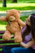 М'яка іграшка Ведмедик Тедді. Плюшевий м'який ведмідь 60 см, колір коричневий - зображення 1