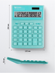 Калькулятор Eleven 12-розрядний Turquoise (SDC-444XRGNE) - зображення 5