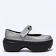 Женские туфли Crocs Stomp Metallic Mary Jane Sil 210437-040 37-38 (M5/W7) 23 см Серебристые (196265797547) - изображение 1