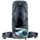 Рюкзак Deuter Aircontact Lite 45+10 л black-graphite 3340223 7403 - изображение 8