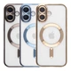 Чохол TPU Metallic Full Camera with Magsafe для iPhone 16 Колір Rose Gold - изображение 2