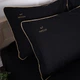 Комплект постельного белья MirSon Satin ELIT Black Pearl Corner 143 x 210 см (2200001484306) - изображение 5