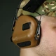 Тактические активные наушники Earmor M32 PLUS с микрофоном Койот | Защита слуха + Усиление звуков | IPX5, ARC-совместимые - изображение 14