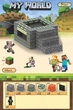 Магнітний конструктор Майнкрафт Minecraft (1283) Портал в Енд 64 деталі 2 фігурки магнітні кубики блоки набір - зображення 2