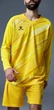 Комплект воротарської форми Kelme ZAMORA II жовтий 2XL 7361ZB1256.9716 - зображення 4