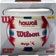 Пляжный набор (волейбольный мяч и фрисби) Wilson HAWAII AVP бело-красно-синий Размер 5 WTH80219KIT - изображение 6