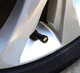 Ковпачки на ніпель із лого Porsche Alitek Rif Metal Black Порше, 4 шт (67855) - зображення 2