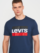Koszulka męska bawełniana Levi's Sportswear Logo 39636-0003 2XL Granatowa (5400537536327) - obraz 4