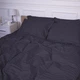 Простынь MirSon Satin ELIT Graphite 150 х 220 см (2200011248431) - изображение 5