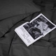 Простынь MirSon Satin Stripe 30-0012 Dark Gray 220 х 240 см (2200005252185) - изображение 4