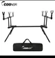 Род-под COONOR Carp Rod Pod на 3 вудилища з телескопічними ніжками - зображення 1