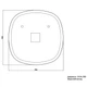 Зеркало Devit Ovale 90x90 см с LED-подсветкой, тачсенсором и подогревом 4409090 - изображение 6