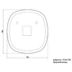 Зеркало Devit Ovale 70x70 см с LED-подсветкой, тачсенсором и подогревом 4407070 - изображение 4