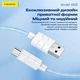 Кабель Foneng XS02 USB-Type-C 3 A, 1,2 м - швидка зарядка, посилена нейлонова оплітка та металеві конектори. Надійний кабель для смартфонів, планшетів та зарядки в автомобілі Фіолетовий - зображення 3