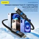 Кабель для зарядки Foneng XS10 Type-C 3A Type-C на Type-C + Type-C 60W 1.2 м 2-в-1 универсальный смарт интернет шнур для быстрой зарядки айфона iPhone телефона ноутбука смартбука павербанка роутера шнуры для ноутбуков смартфонов и планшетов белый - изображение 9