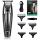 Машинка тример для стрижки волосся бороди бодігpуммер MicroUSB VGR V-030 Professional - изображение 1