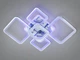 Светодиодная люстра 8060 хром 95Вт с пультом для гостиной 8060/2+3HR LED 3color dimmer - изображение 4