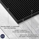 Барный коврик резиновый Spill-Stop 45×30×1 см антискользящий, профессиональный Черный - изображение 2