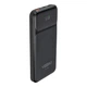 УМБ Power Bank Yoki YK-PMC1021 MaxCap 10000 mAh PD/QC 22,5W комплектується практичним кабелем Type C - Type C 20см Black - зображення 1