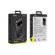 УМБ Power Bank Yoki YK-PMC1021 MaxCap 10000 mAh PD/QC 22,5W комплектується практичним кабелем Type C - Type C 20см Black - зображення 2