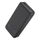 УМБ Power Bank Yoki YK-PMC2021 MaxCap 20000 mAh PD/QC 22.5W комплектується практичним кабелем Type C - Type C 20см Black - зображення 3