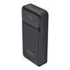УМБ Power Bank Yoki YK-PMC2061 MaxCap 20000 mAh PD/QC 65W комплектується практичним кабелем Type-C - Type-C 20см Black - зображення 4