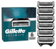 Wymienne wkłady (ostrza) do golenia dla mężczyzn Gillette Intimate 6 sztuk (8700216036832) - obraz 1