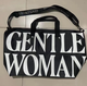 Дорожня сумка листоноша Джентльвумен/Gentlewoman через плече полотняна підліткова універсальна чорна 32см*27см*58см (II) 33722 - зображення 2