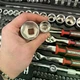 Профессиональный набор инструментов INTERTOOL ET-8219 STORM, 219 предметов, Cr-V, 3 трещотки 1/2", 3/8", 1/4" - изображение 2