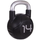 Гиря PU із хромованою ручкою Кросфіт Zelart TA-2681-14 14кг (MD2220-14) (PU, чорний) - зображення 2