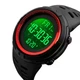 Мужские часы Skmei Amigo II 1251 черные с красным - изображение 3