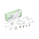 Змішувач для ванни Plamix Pablo -140 EURO SET White (зі шлангом і лійкою) (PM0670) - зображення 7